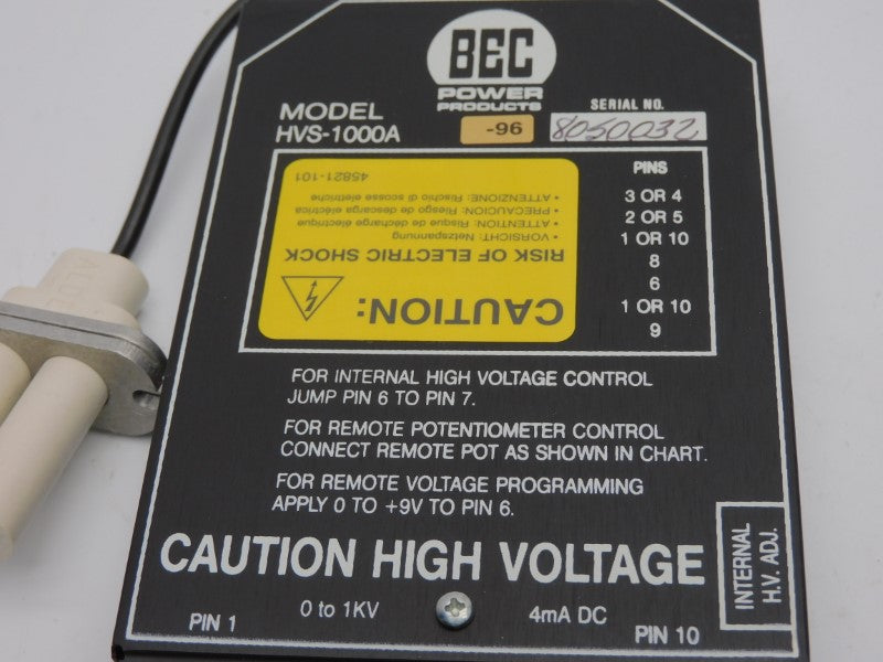 BEC HVS-1000A 9V UNMP