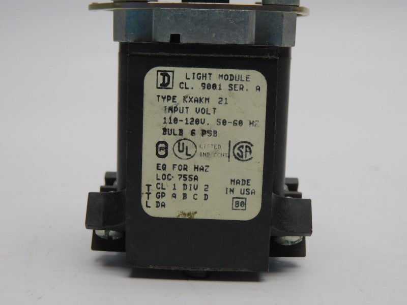 SQUARE D 9001KXAKM21 SER. A 110/120V NSNP