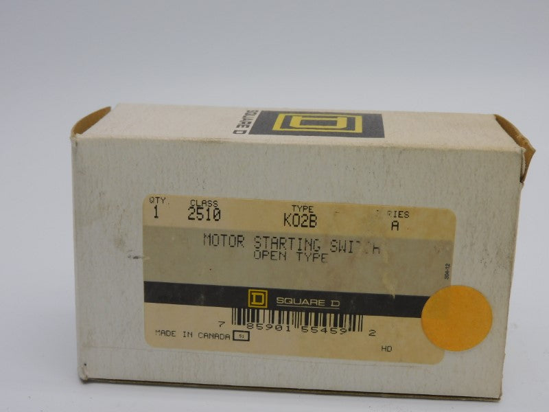 SQUARE D 2510K02B SER. A 600VAC 30A NSMP