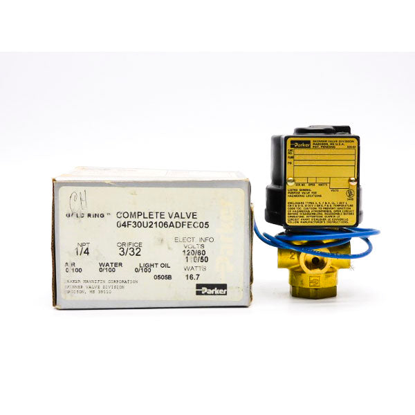 PARKER 04F30U2106ADFEC05 110/120V 0/100PSI 1/4" NSMP