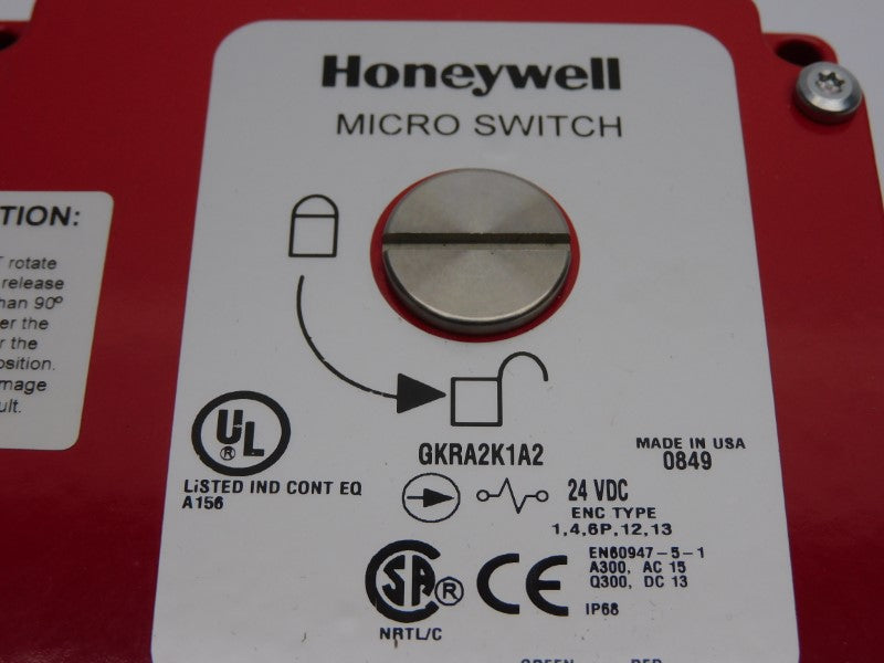 HONEYWELL GKRA2K1A2 24VDC NSNP