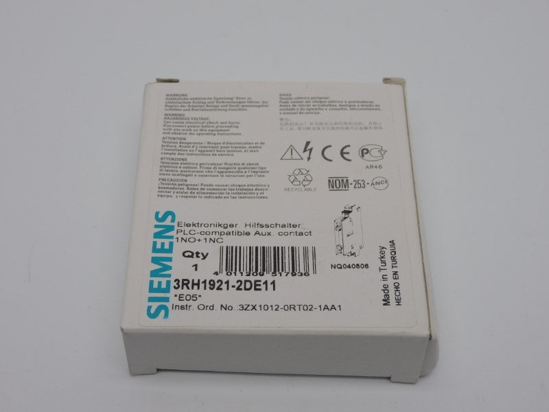 SIEMENS 3RH1921-2DE11 500V NSMP