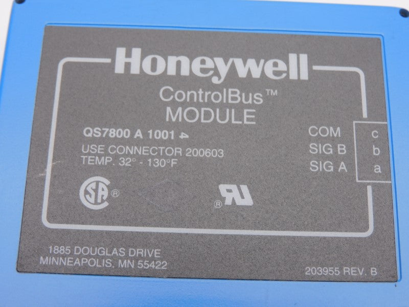 HONEYWELL QS7800A1001 SER. 4 REV. B UNMP