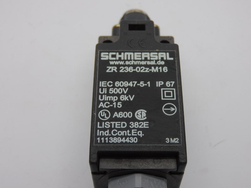 SCHMERSAL ZR236-02Z-M16 500V UNMP