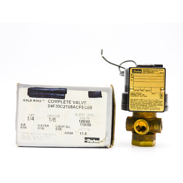 PARKER 04F30C2108ACFEC05 110/120V 0/85PSI 1/4" NSMP