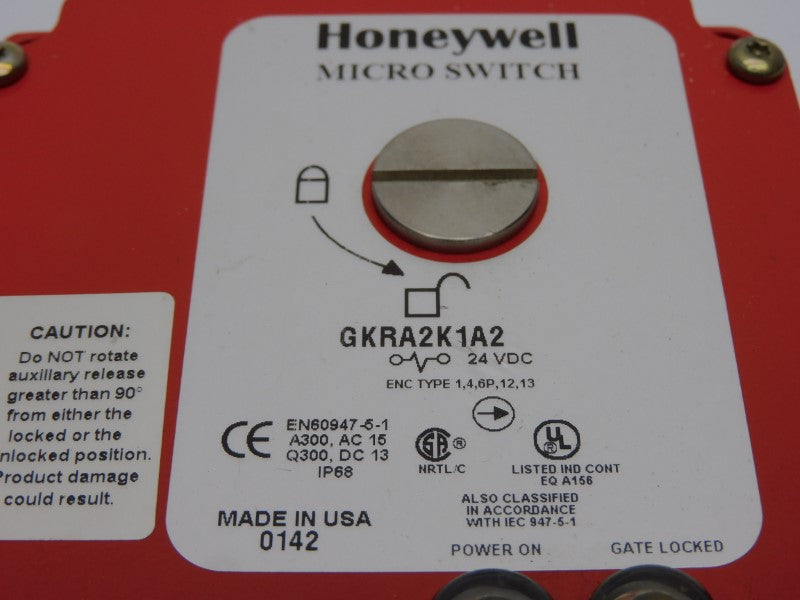 HONEYWELL GKRA2K1A2 24VDC (AS IS) NSNP