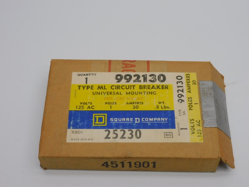 SQUARE D 992130 125VAC 30A NSMP