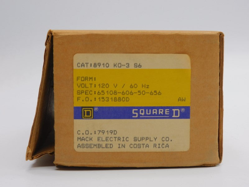 SQUARE D 8910KO3S6 SER. C 120V NSMP