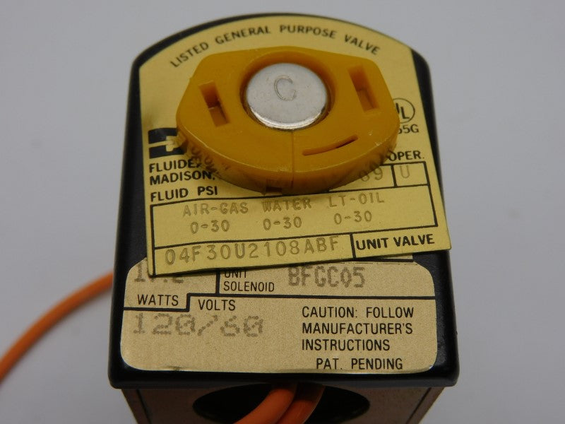 PARKER 04F30U2108ABFGC05 120V 0/30PSI NSMP