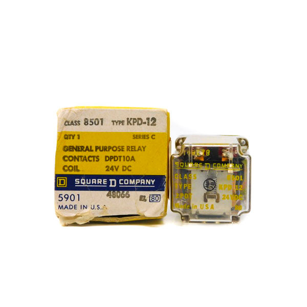 SQUARE D 8501KPD12 SER. C 24VDC 10A NSMP