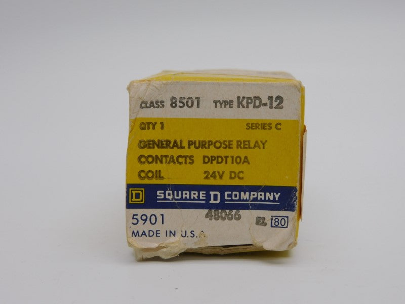 SQUARE D 8501KPD12 SER. C 24VDC 10A NSMP