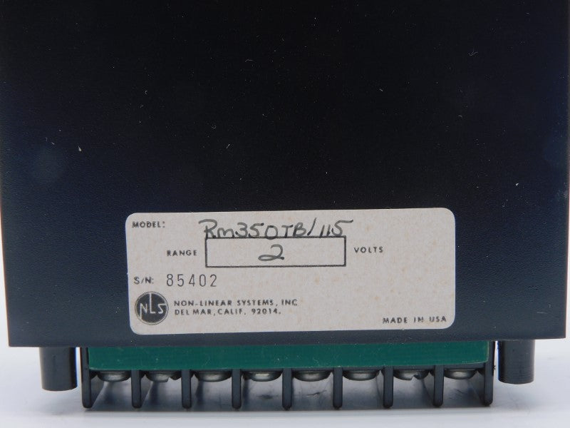NON-LINEAR SYSTEMS RM350TB/115 2V NSMP