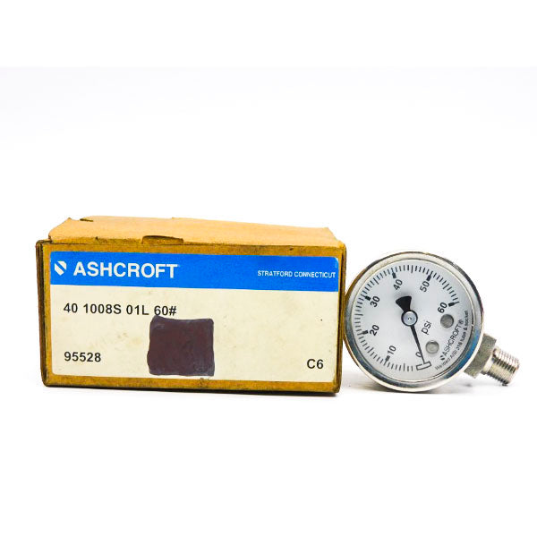 ASHCROFT 401008S01L60# 60PSI NSMP