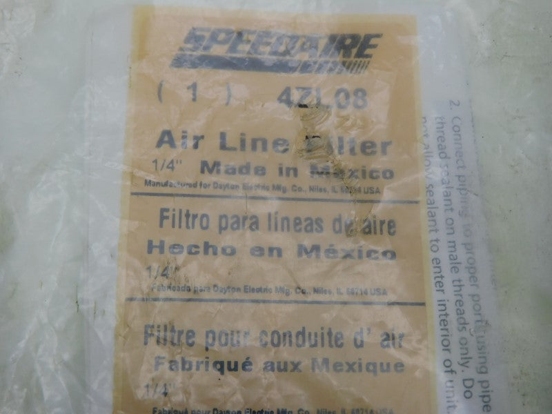 SPEEDAIRE 4ZL08 1/4" NSMP