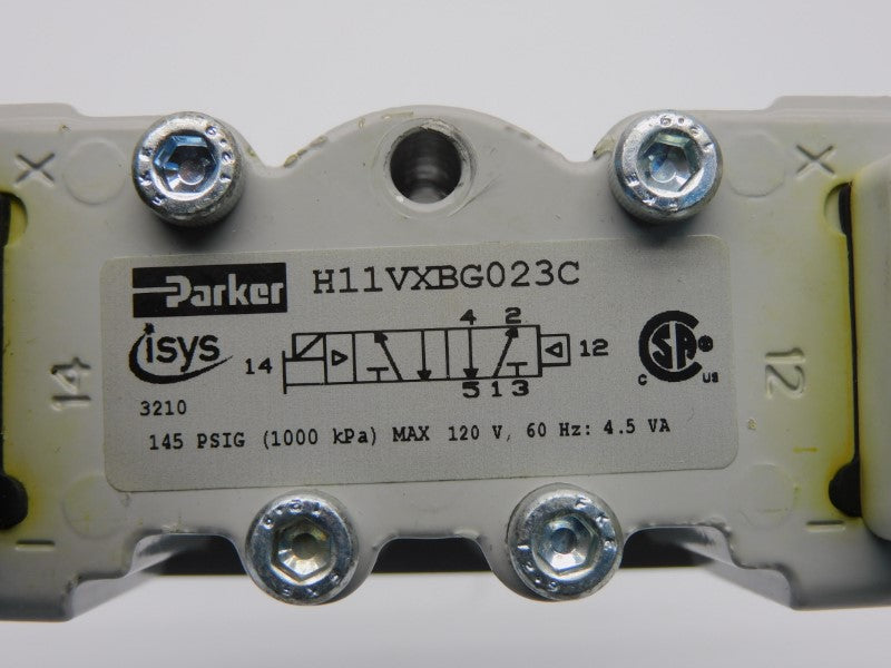 PARKER H11VXBG023C 120V 145PSI UNMP