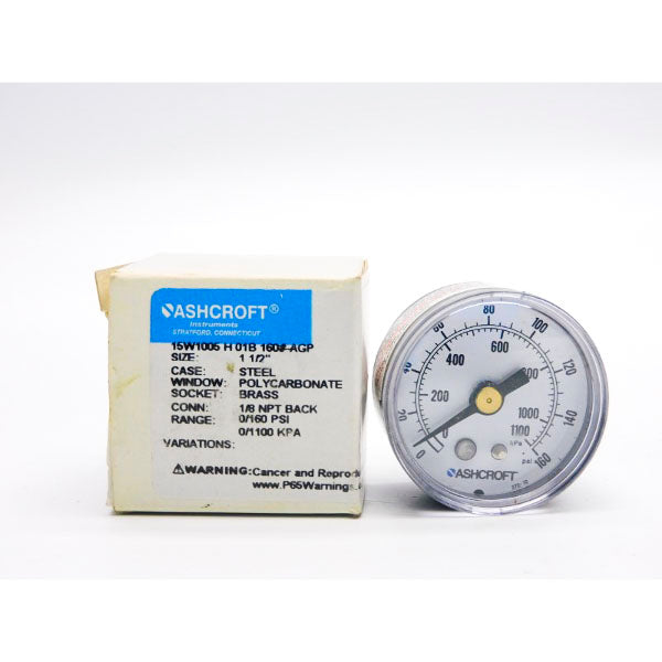 ASHCROFT 15W1005H01B160#-AGP 0/160PSI NSMP