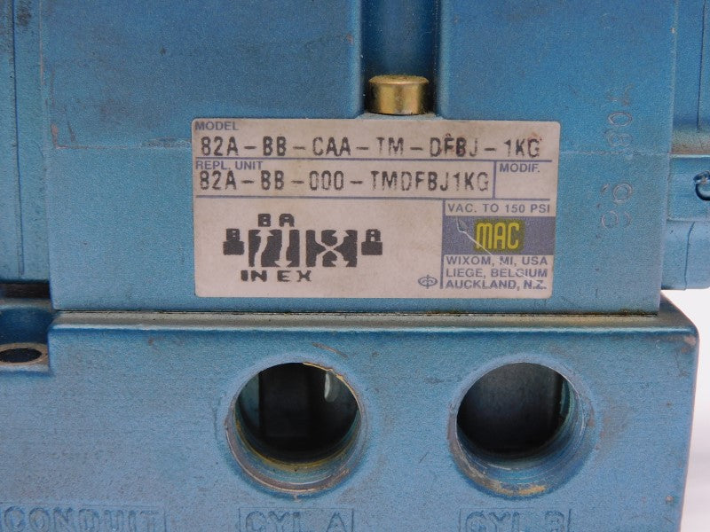 MAC 82A-BB-CAA-TM-DFBJ-1KG 110/120V 150PSI UNMP