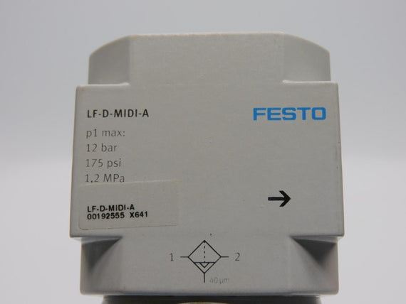 FESTO LF-D-MIDI-A 192555 175PSI UNMP