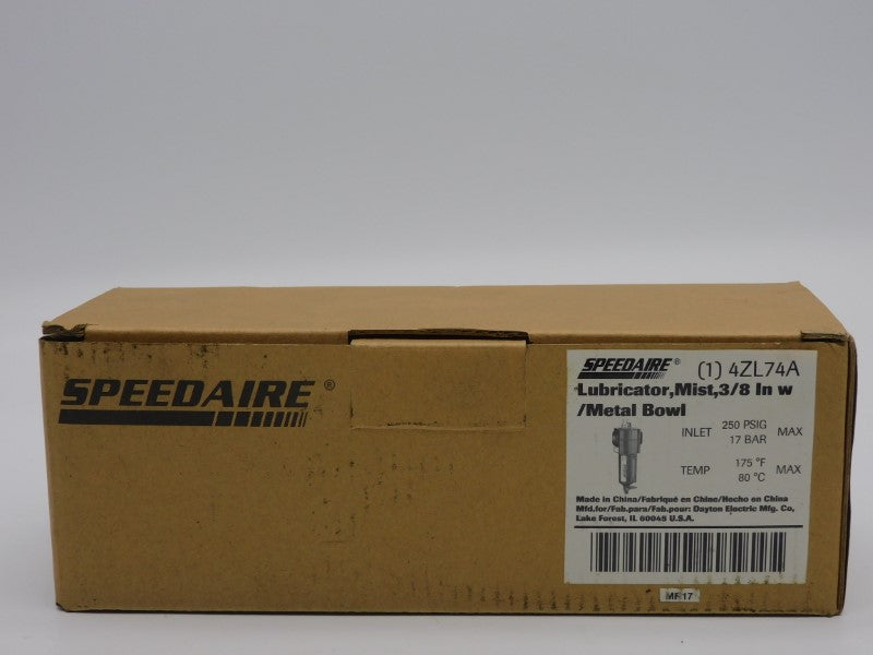 SPEEDAIRE 4ZL74A 250PSI 3/8" NSMP