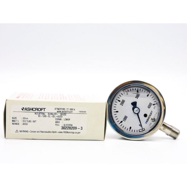 ASHCROFT  63-1008-SL-02L-4000# 4000PSI NSMP