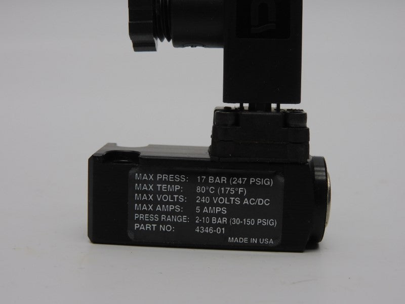 NORGREN 4346-01 240VAC/DC 5A 30-150PSI NSMP