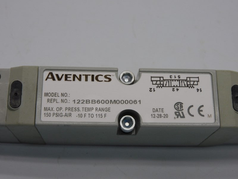AVENTICS 122BB600M000061 24VDC 150PSI NSNP