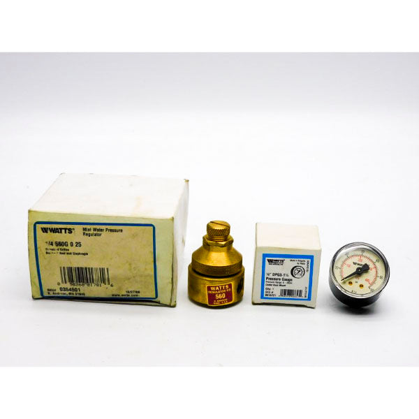 WATTS 1/4-560G-0-25 0354501 0-60PSI NSMP