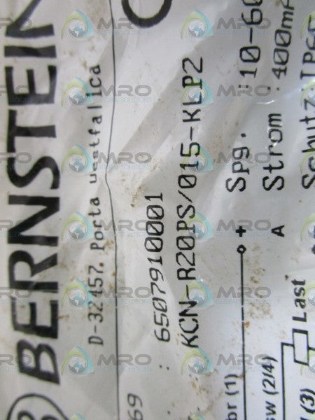 BERNSTEIN KCN-R20PS/015-KLP2 UNMP