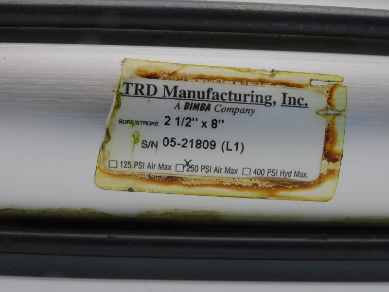 TRD MANUFACTURING 2-1/2"X8" 250PSI UNMP