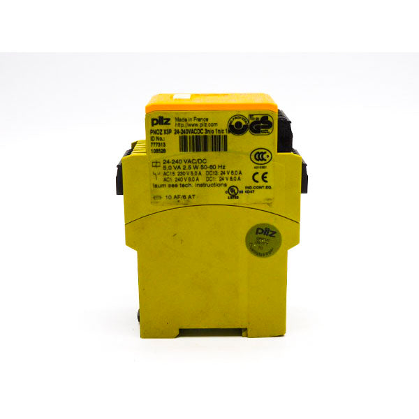PILZ PNOZX3P24-240VACDC-3N/O-1N/C-1SO 24-240VAC/DC 8.0A (AS PICTURED) UNMP