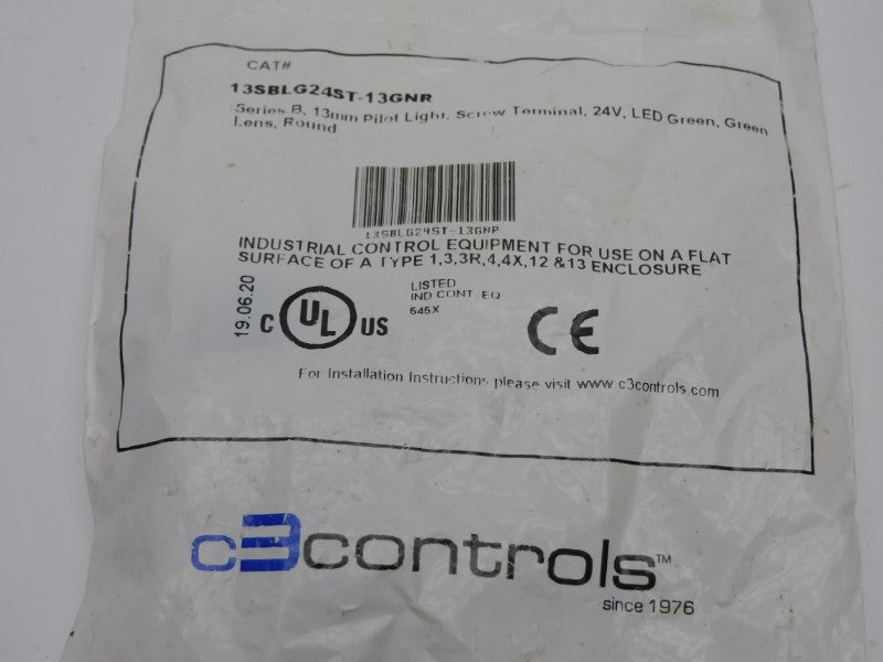 C3CONTROLS 13SBLG24ST-13GNR SER. B 24V NSMP