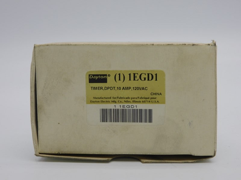DAYTON 1EGD1 120VAC 10A 0.1-10S NSMP