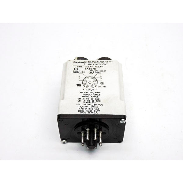 DAYTON 1A367M 240VAC 10A .6-60S UNMP