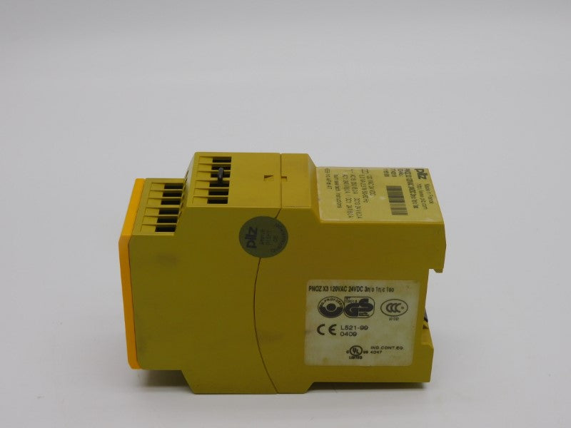 PILZ PNOZX3-120VAC-24VDC-3N/O-1N/C-1SO 774316 120VAC 8.0A UNMP