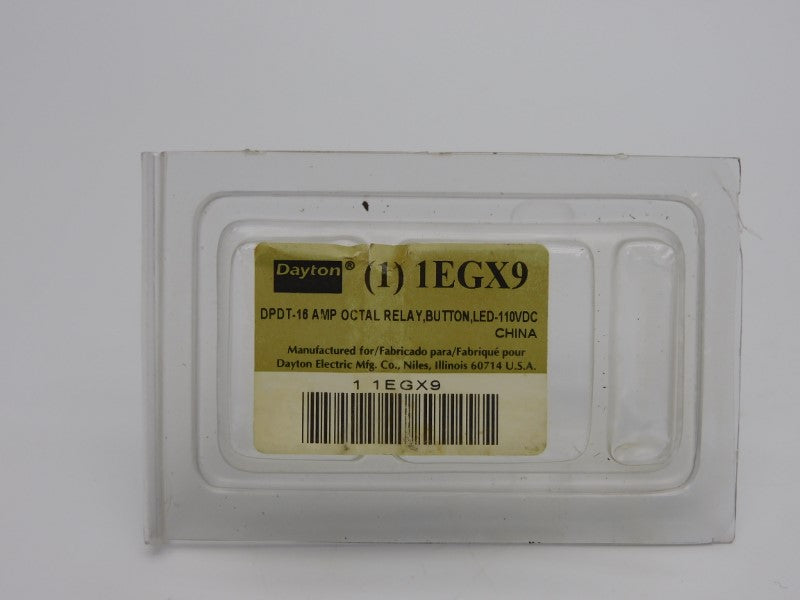 DAYTON 1EGX9 110VDC 16A NSMP