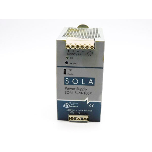 SOLA SDN5-24-100P 115/230VAC 2.2/1.0A UNMP