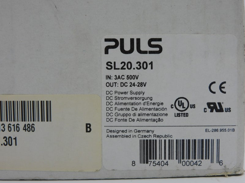 PULS SL20.301 24-28VDC 20A NSMP