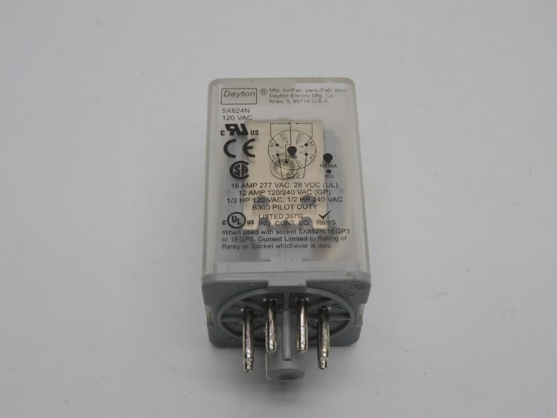 DAYTON 5X824N 120VAC 16A NSMP