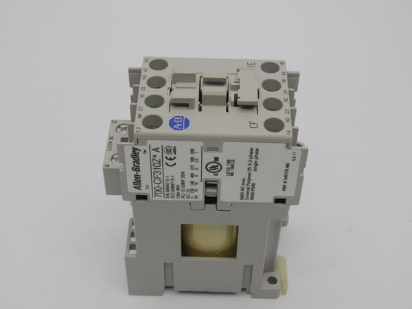 ALLEN BRADLEY 700-CF310ZA SER. A 220VDC 20A (BR/WH) NSMP