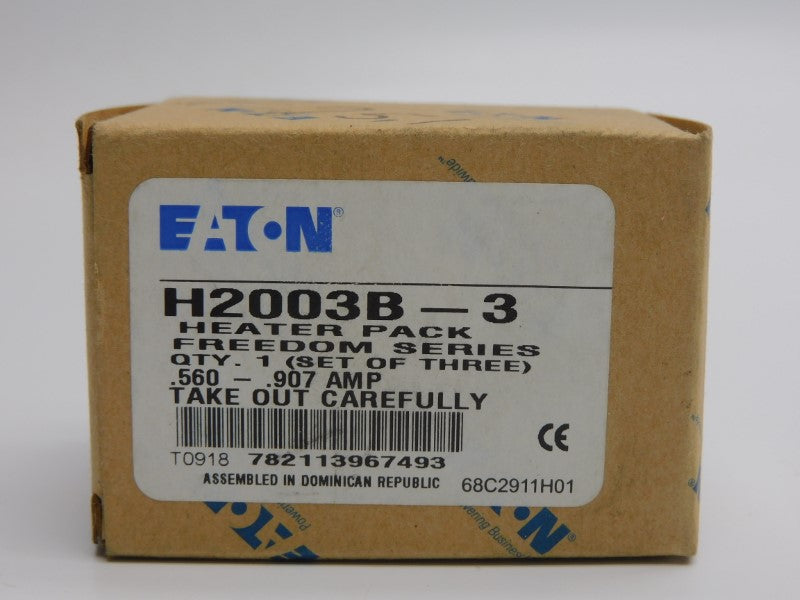 EATON H2003B-3 .560-.907A (PKG OF 3) NSMP