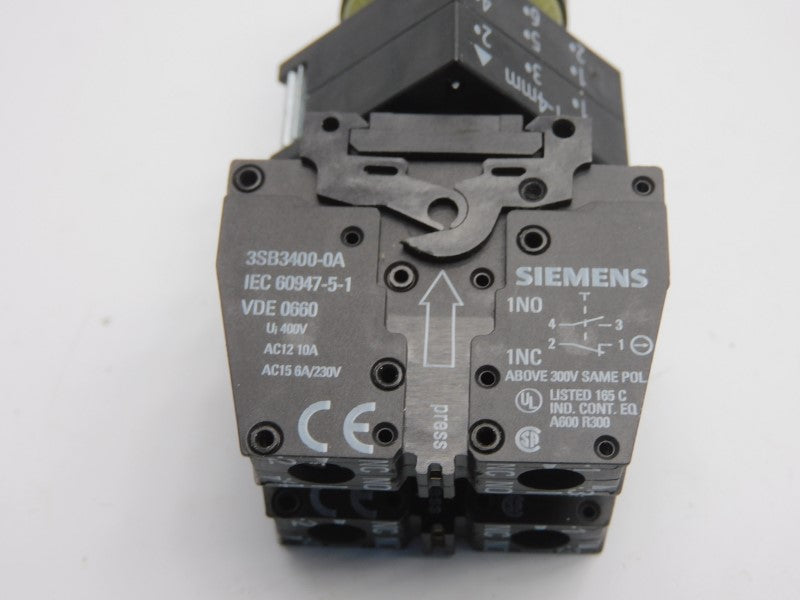 SIEMENS 3SB3400-0A 400V 10A (AS PICTURED) NSNP