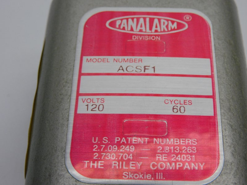 PANALARM ACSF1 120V UNMP
