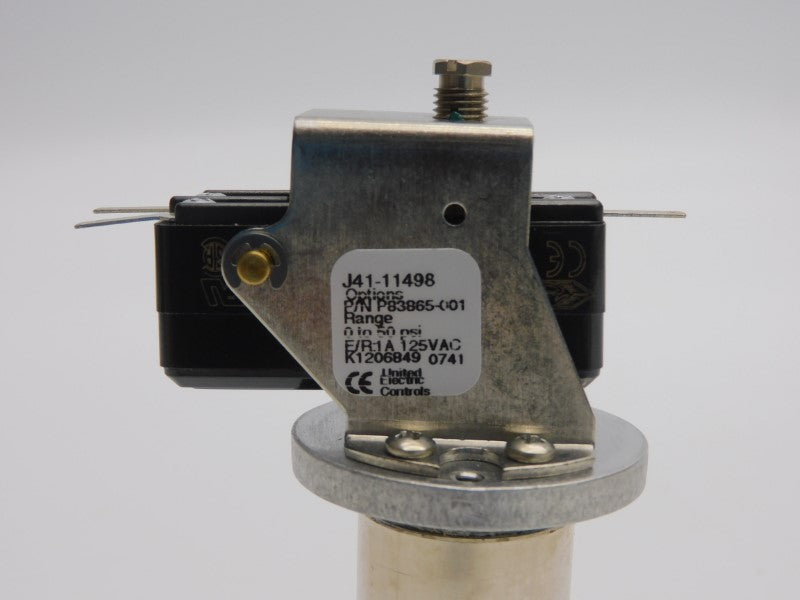 UNITED ELECTRIC J41-11498 P83865-001 125VAC 1A 0-50PSI NSNP