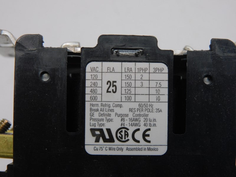 GENERAL ELECTRIC CR453AB3BAA 208-240V 25A NSMP