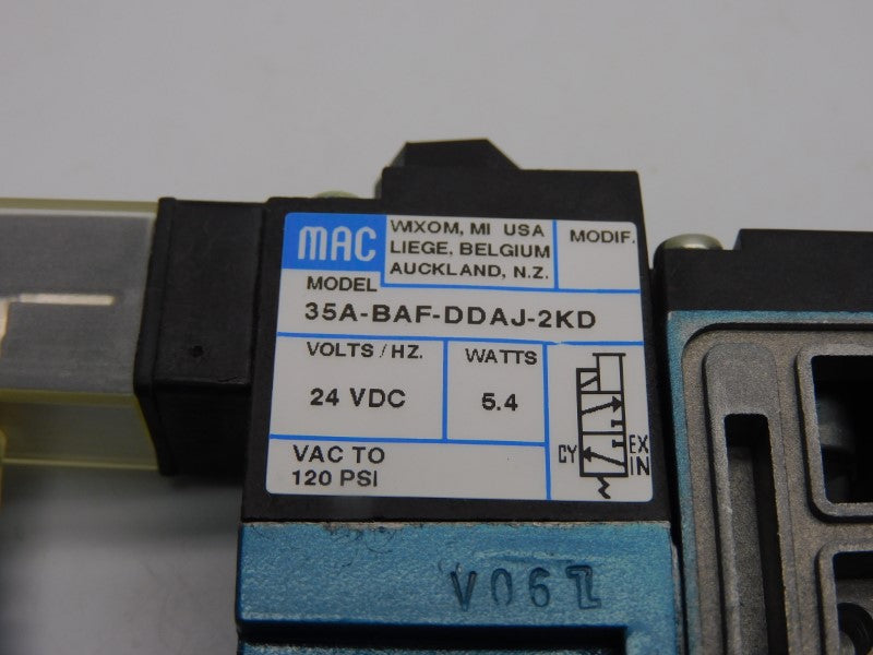 MAC 35A-BAF-DDAJ-2KD 24VDC 120PSI NSMP