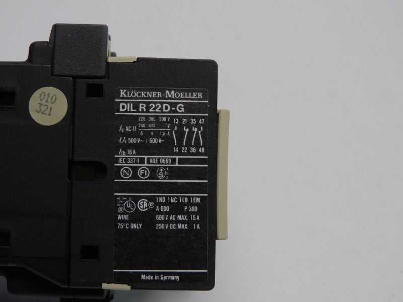 KLOCKNER MOELLER DILR22D-G 24V 16A NSMP