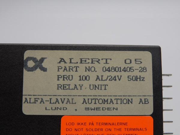 ALFA LAVAL 04801405-28 ALERT05 24V NSNP