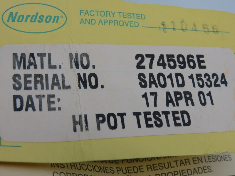 INDUSTRIAL SPARE PART 274596E NSNP