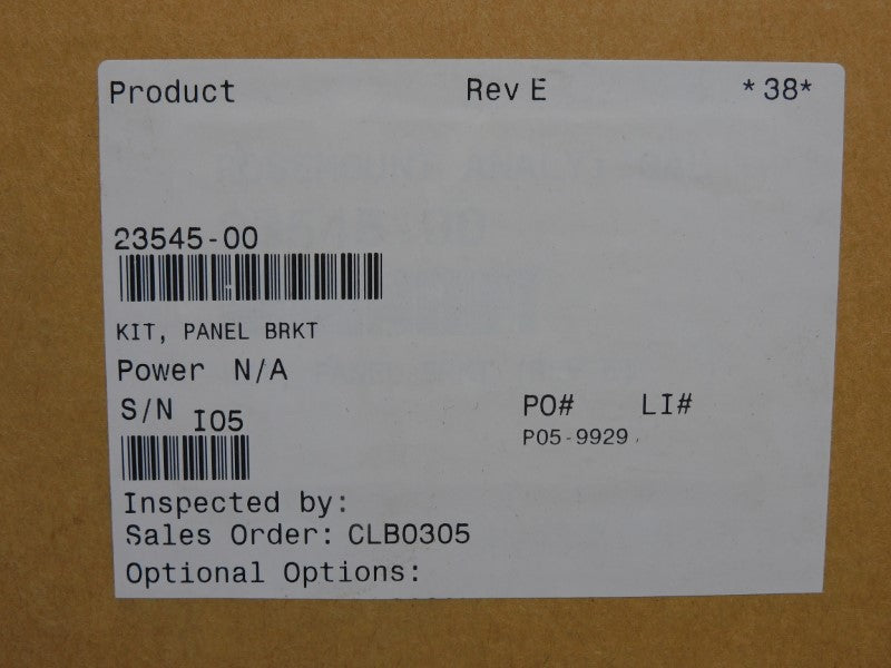 SPARE PART KIT 23545-00 REV. E NSMP