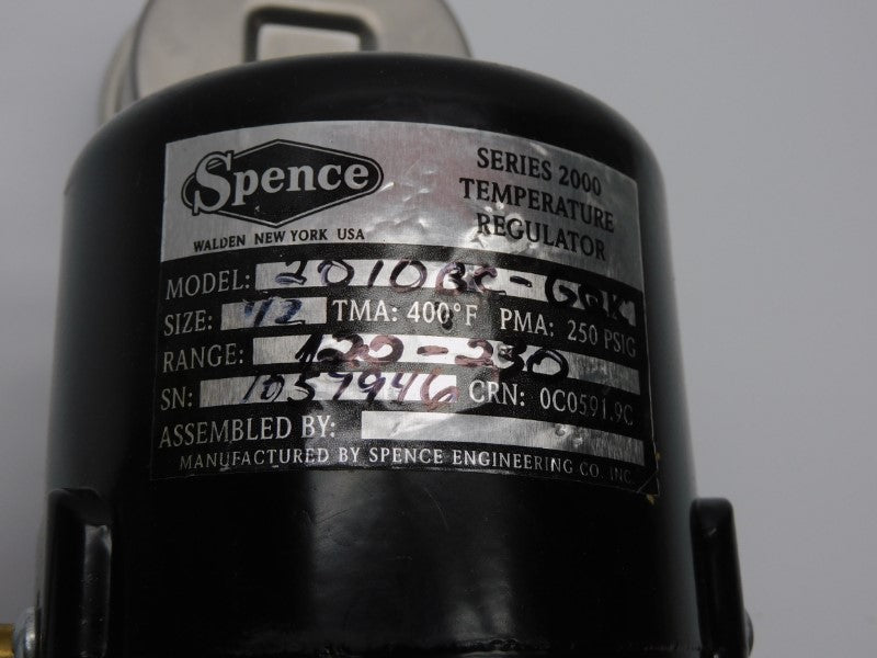 SPENCE 2010BC-GQK 250PSI 1/2" NSNP